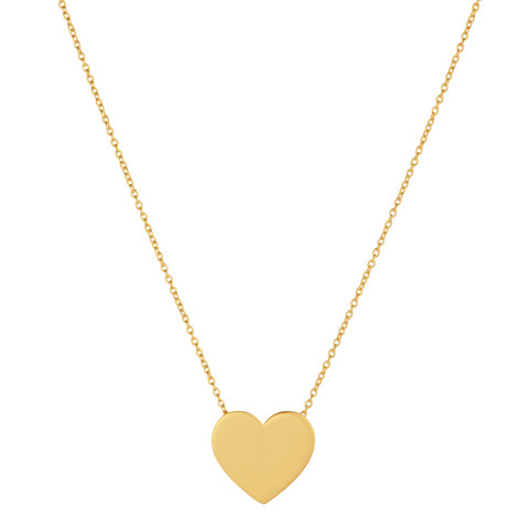 SOPHIE by SOPHIE Heart Large Halsband (guld) 42 cm