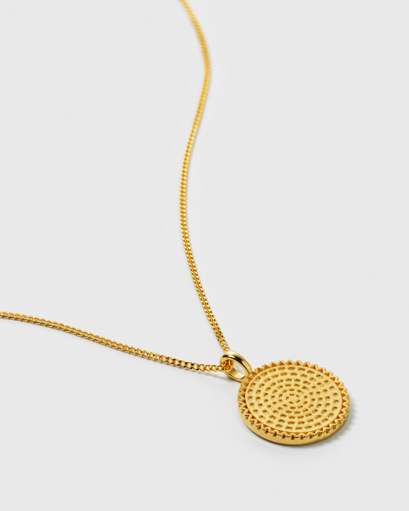 Lucky Coin Heal Halsband Guld i gruppen Halsband / Guldhalsband hos SCANDINAVIAN JEWELRY DESIGN (NG1330)