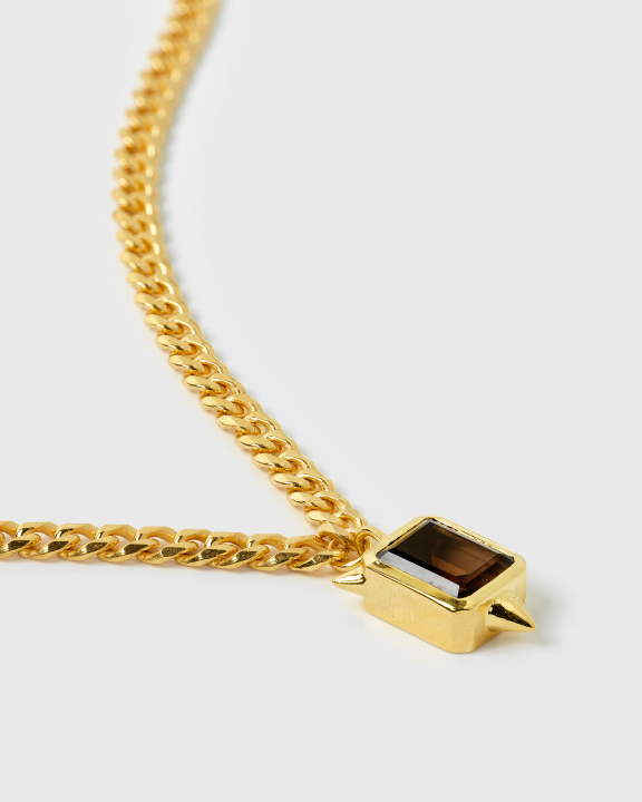 Drama Halsband Guld i gruppen Halsband / Guldhalsband hos SCANDINAVIAN JEWELRY DESIGN (NG1389)