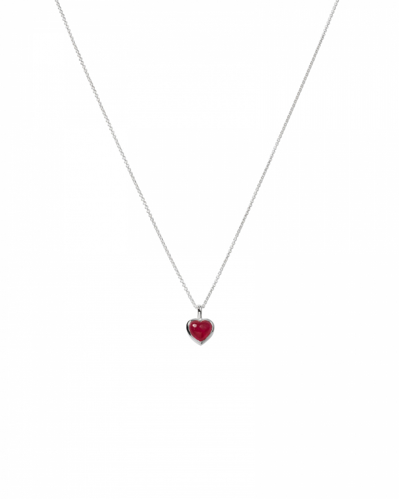La La Love Halsband Silver i gruppen Halsband / Silverhalsband hos SCANDINAVIAN JEWELRY DESIGN (NS1368PQ)