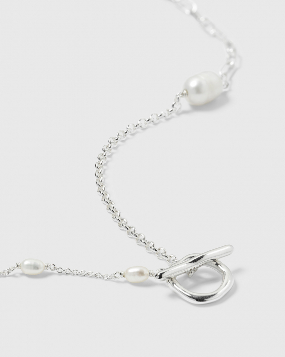 Paxton Short Halsband Silver i gruppen Halsband / Silverhalsband hos SCANDINAVIAN JEWELRY DESIGN (NS1398)