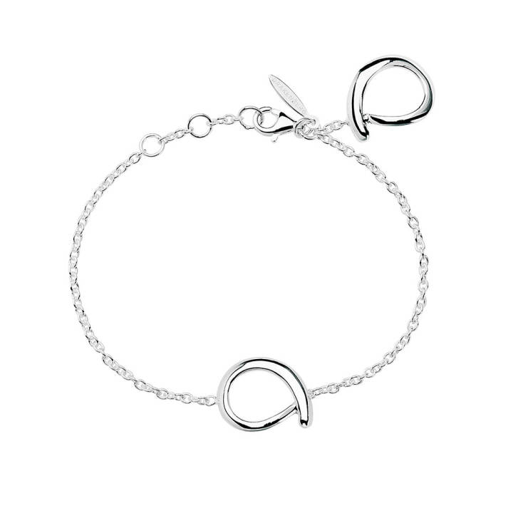 DRAKENBERG SJÖLIN Ocean small single armband silver