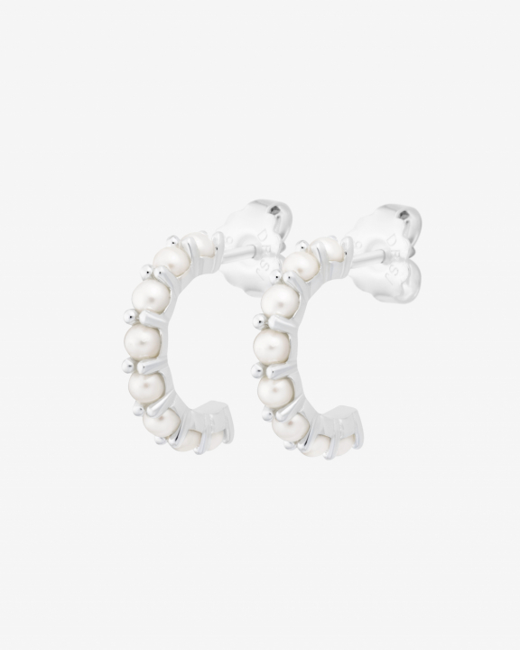 DRAKENBERG SJÖLIN Petite Star pearl hoops