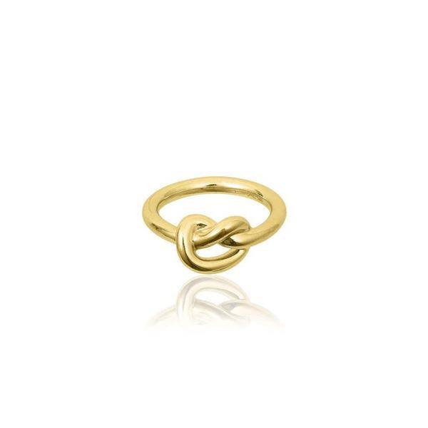 Knot Ring (guld) i gruppen Ringar hos SCANDINAVIAN JEWELRY DESIGN (R1641GPS0)