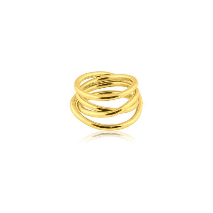 SOPHIE by SOPHIE Chaos Ring (guld) 52