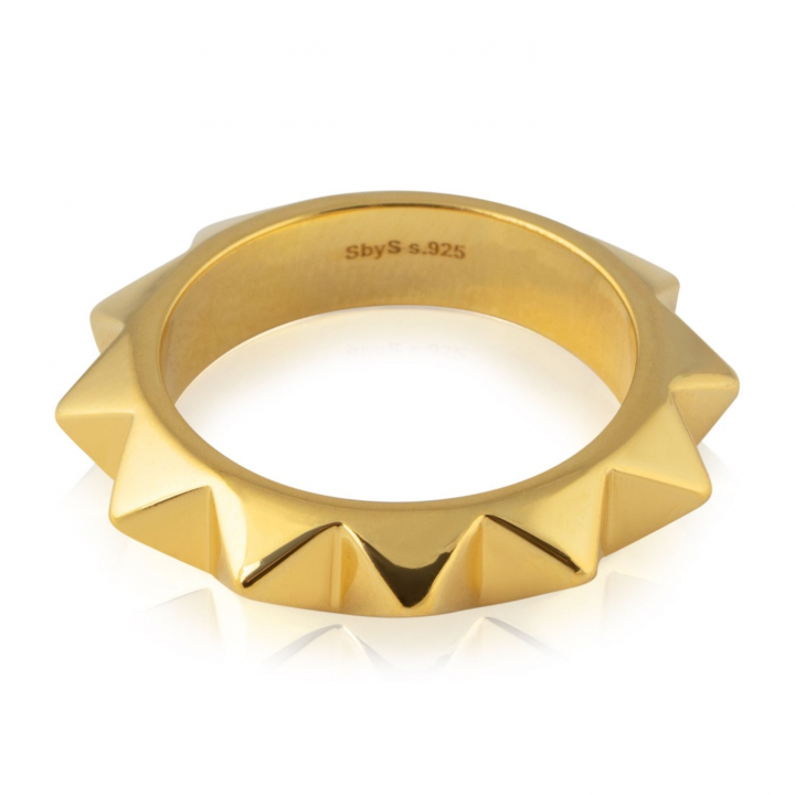 Pyramid Ring (guld) i gruppen Ringar hos SCANDINAVIAN JEWELRY DESIGN (R1952GPS0)