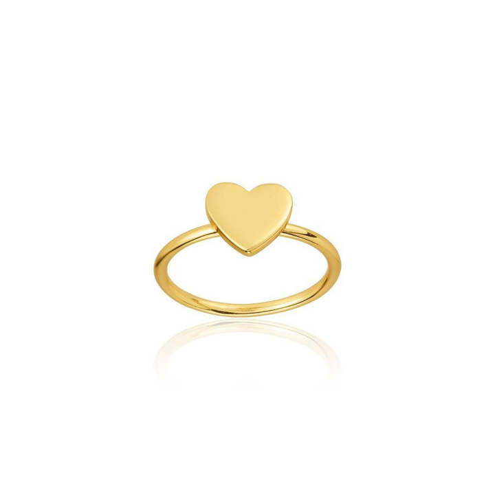 Heart Ring (guld) i gruppen Ringar hos SCANDINAVIAN JEWELRY DESIGN (R2102GPS0)