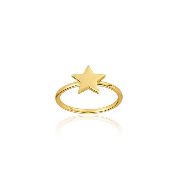 Star Ring (guld) i gruppen Ringar hos SCANDINAVIAN JEWELRY DESIGN (R2103GPS0)