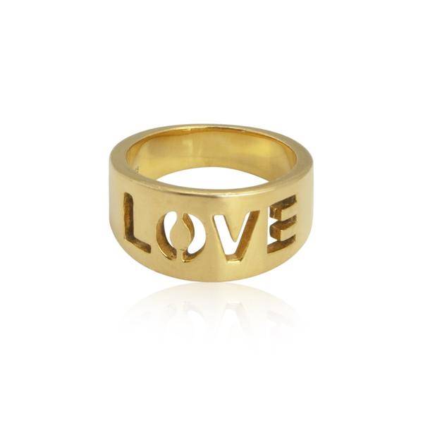 Love Ring (guld) i gruppen Ringar hos SCANDINAVIAN JEWELRY DESIGN (R2106GPS0)