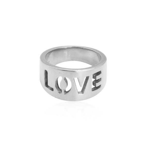 Love Ring (silver) i gruppen Ringar hos SCANDINAVIAN JEWELRY DESIGN (R2106RHS0)