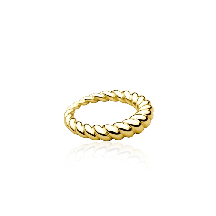 SOPHIE by SOPHIE Twisted Ring (guld) 52