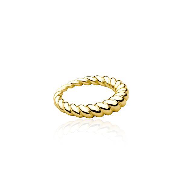 SOPHIE by SOPHIE Twisted Ring (guld) 54