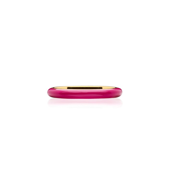 SOPHIE by SOPHIE Enamel thin ring pink (gold)