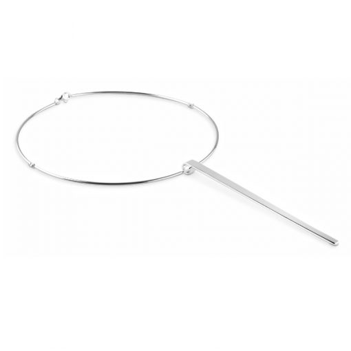 Stick Halsband (smycke och halsring) silver i gruppen Halsband hos SCANDINAVIAN JEWELRY DESIGN (S016-P-125)