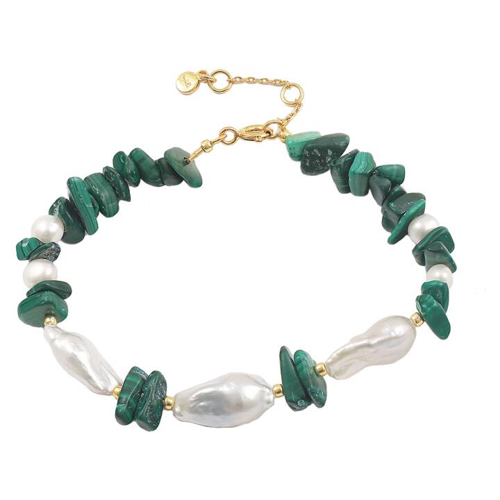 Hultquist Copenhagen Green Ellie armband Guld