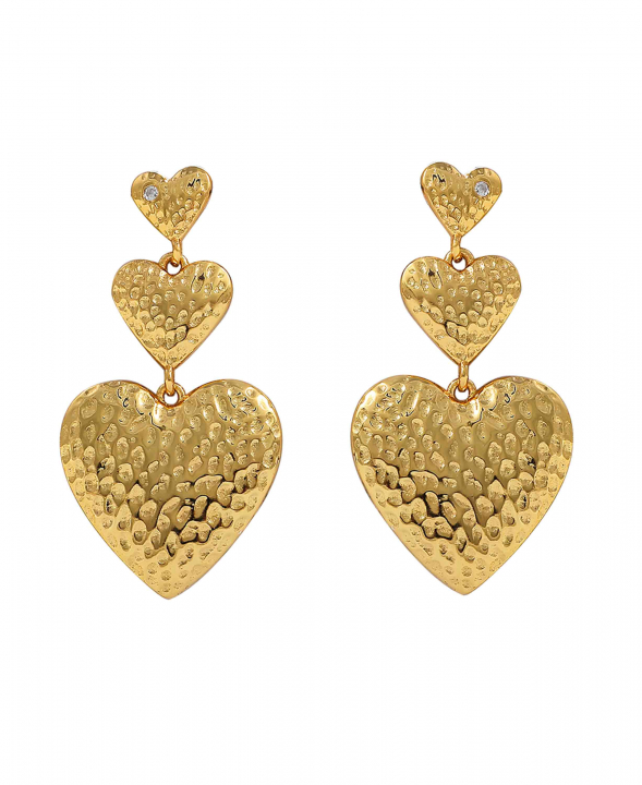 Hultquist Copenhagen Trippe heart earrings