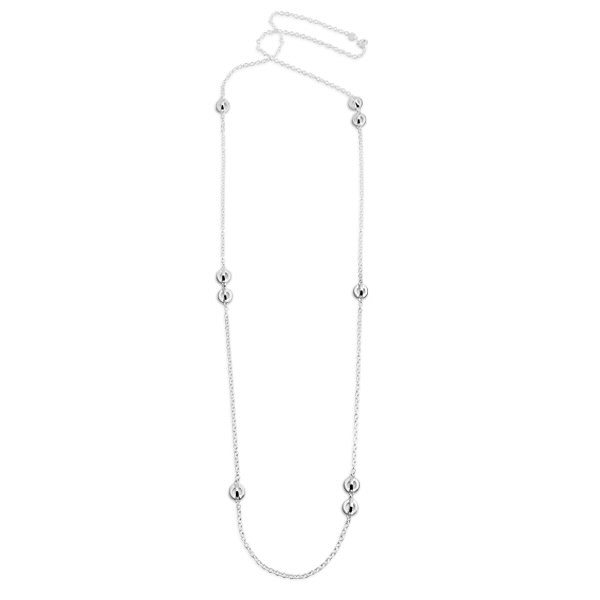 Skanshage SWEDEN Orbit Long Halsband silver 90 cm
