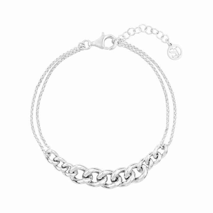 ORIA Armband Silver i gruppen Armband / Silverarmband hos SCANDINAVIAN JEWELRY DESIGN (SJ-B2460)