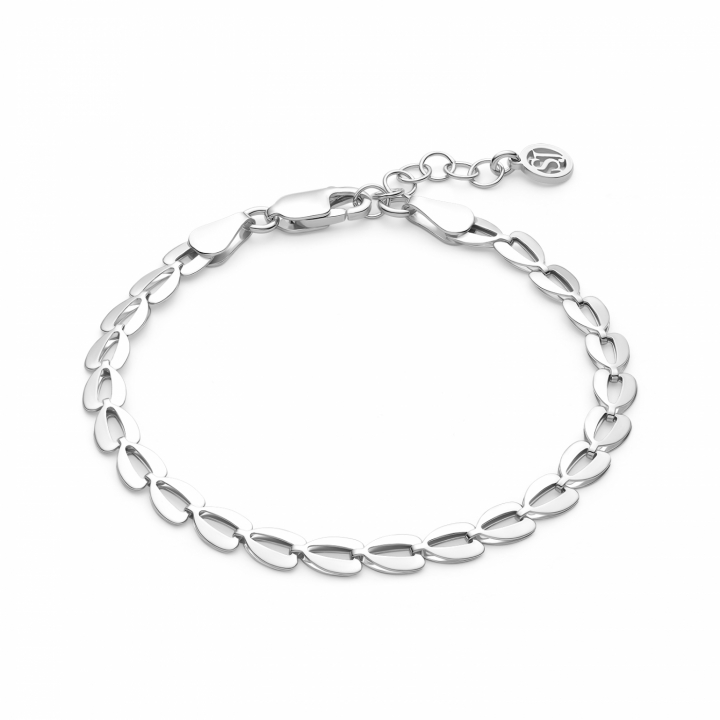 HEARTBEAT Armband Silver i gruppen Armband / Silverarmband hos SCANDINAVIAN JEWELRY DESIGN (SJ-B2752)