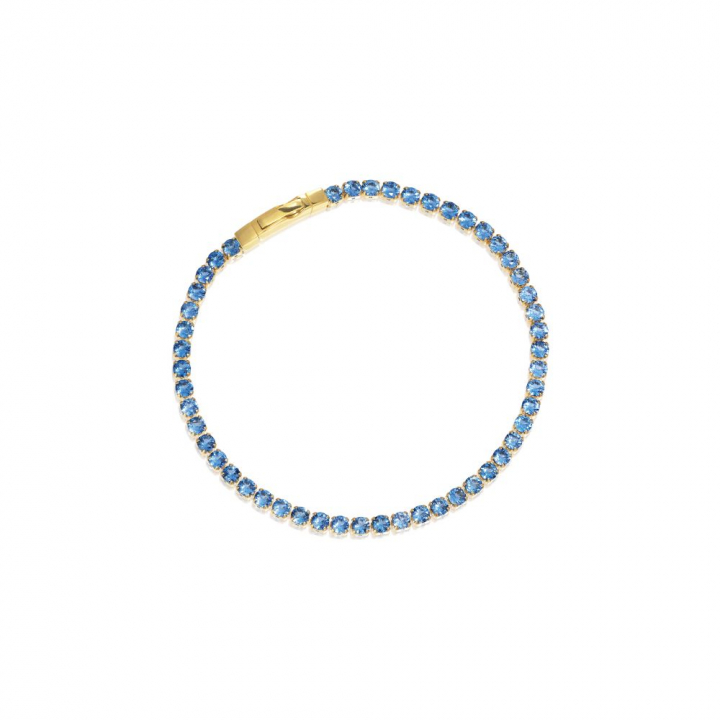 Product Image for Sif Jakobs Ellera Grande - 18k guldpläterad, med blåa zirkoner Armband