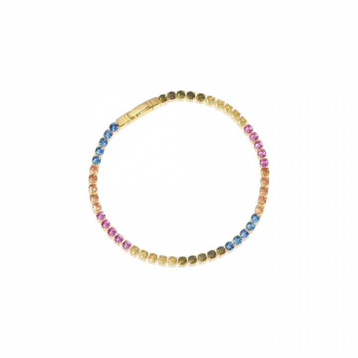Product Image for Sif Jakobs Ellera Grande - 18k guldpläterad, med multifärgade zirkoner Armband