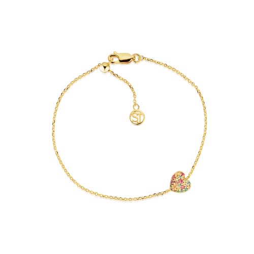 CARO BRACELET i gruppen Armband hos SCANDINAVIAN JEWELRY DESIGN (SJ-B72358-XCZ-YG)