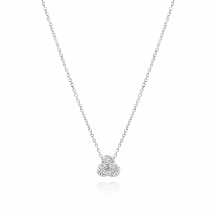 IMPERIA PICCOLO NECKLACE Silver i gruppen Halsband / Silverhalsband hos SCANDINAVIAN JEWELRY DESIGN (SJ-N10751-CZ)