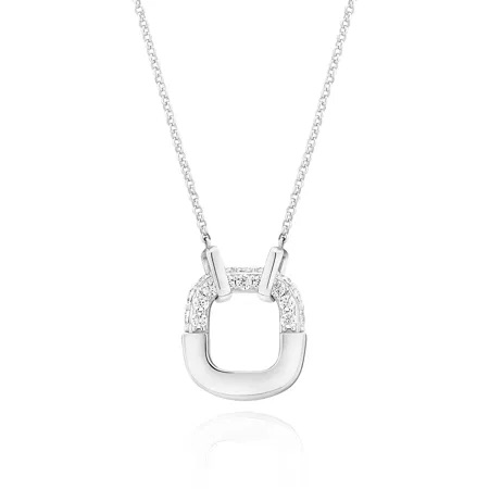 MARATEA Halsband Silver i gruppen Halsband / Silverhalsband hos SCANDINAVIAN JEWELRY DESIGN (SJ-N2453-CZ)