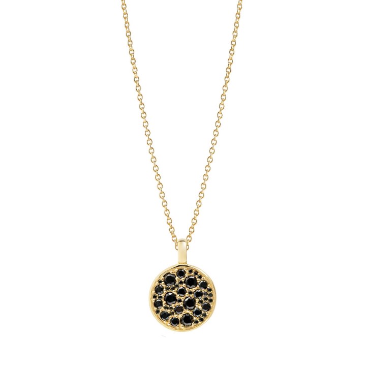 Product Image for Sif Jakobs NOVARA halsband svarta Zirkoner (guld) 45-60 cm