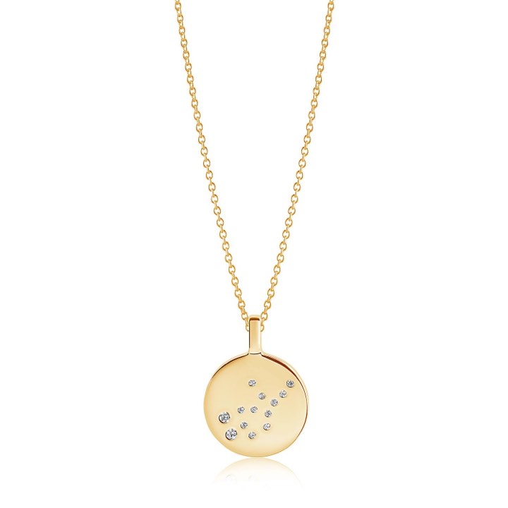 Product Image for Sif Jakobs ZODIACO VIRGO halsband vita Zirkoner (guld) 45 cm
