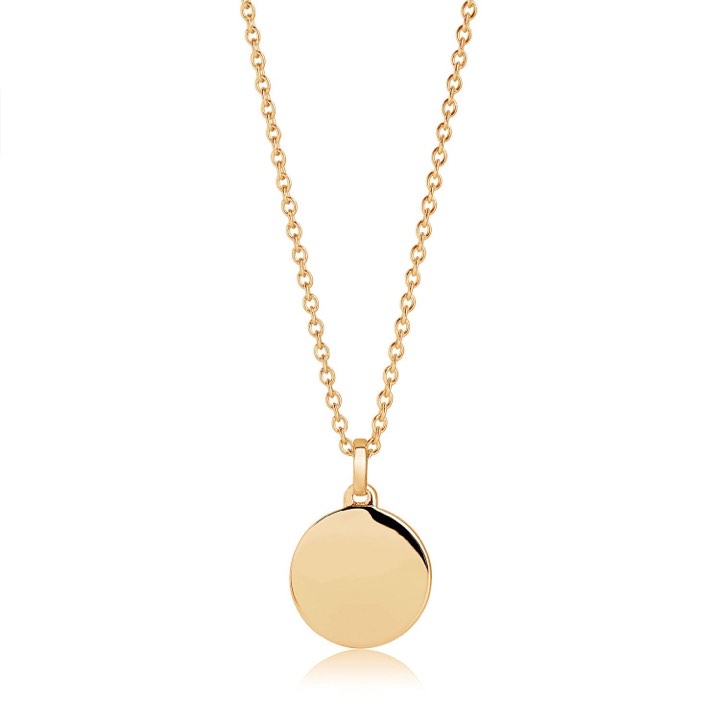 FOLLINA PIANURA PICCOLO halsband (guld) i gruppen Halsband / Guldhalsband hos SCANDINAVIAN JEWELRY DESIGN (SJ-P1069-YG)