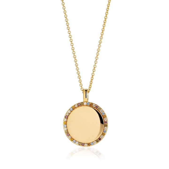 Product Image for Sif Jakobs FOLLINA GRANDE halsband mångfärgade Zirkoner (guld) 45-60 cm