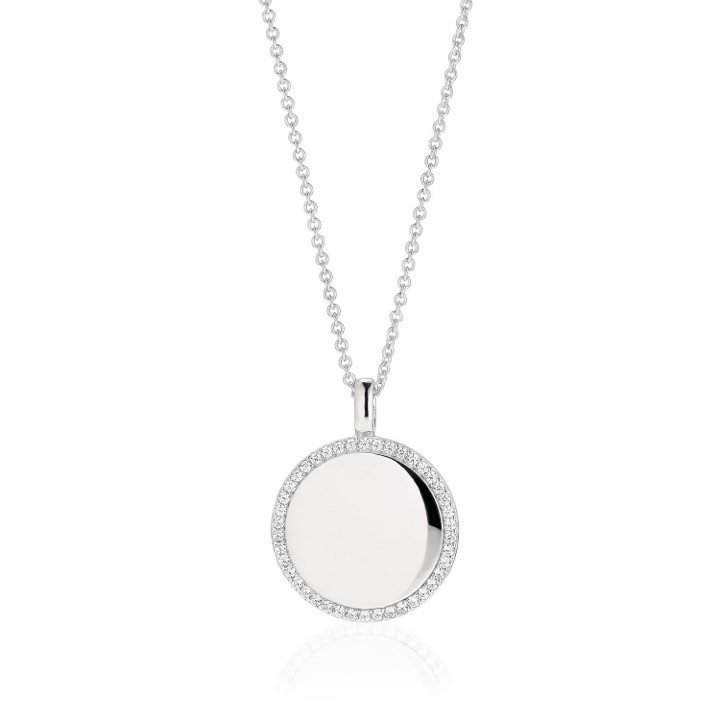 Product Image for Sif Jakobs FOLLINA GRANDE halsband vita Zirkoner (silver) 45-60 cm