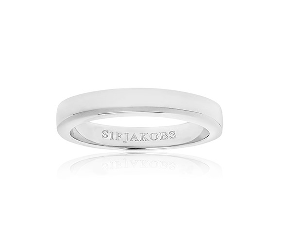 CORTE DUE PIANURA ring (silver) i gruppen Ringar / Silverringar hos SCANDINAVIAN JEWELRY DESIGN (SJ-R10762)