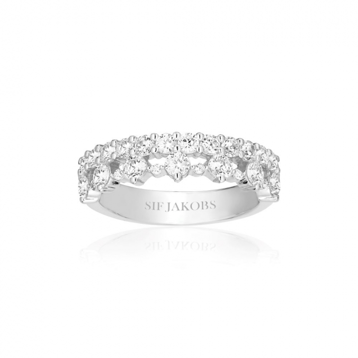 LIVIGNO RING Silver i gruppen Ringar / Silverringar hos SCANDINAVIAN JEWELRY DESIGN (SJ-R2367-CZ)