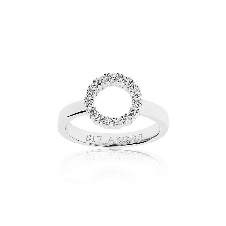 BIELLA PICCOLO ring vita Zirkoner (silver) 52