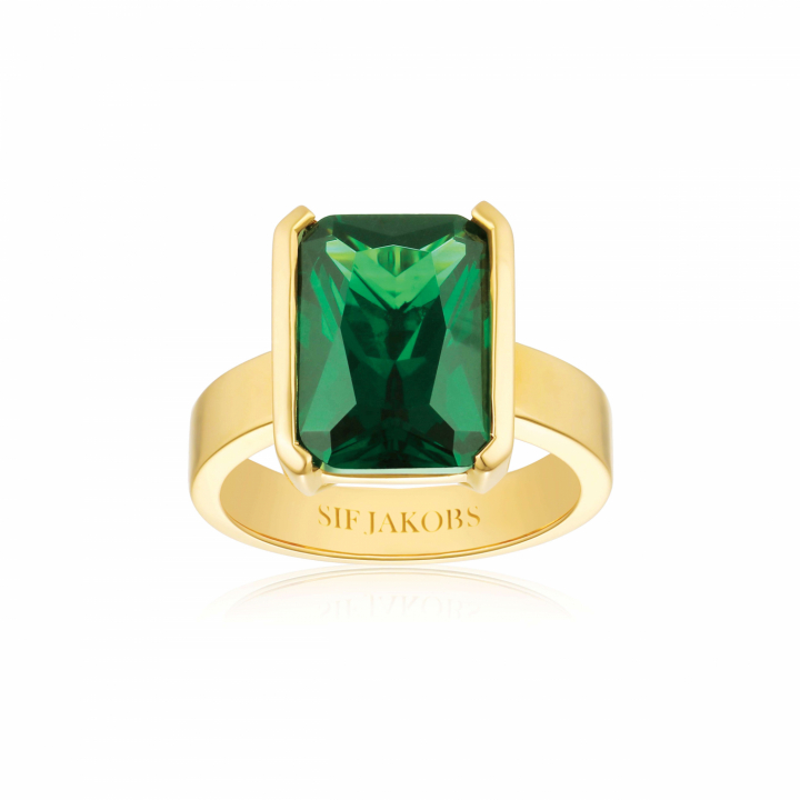 ROCCANOVA GRANDE Ring Grön zirkonia Guld 58