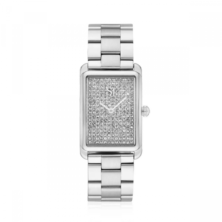 SANTINA WATCH SILVER i gruppen Accessoarer / Klockor hos SCANDINAVIAN JEWELRY DESIGN (SJ-W1033-CZ)