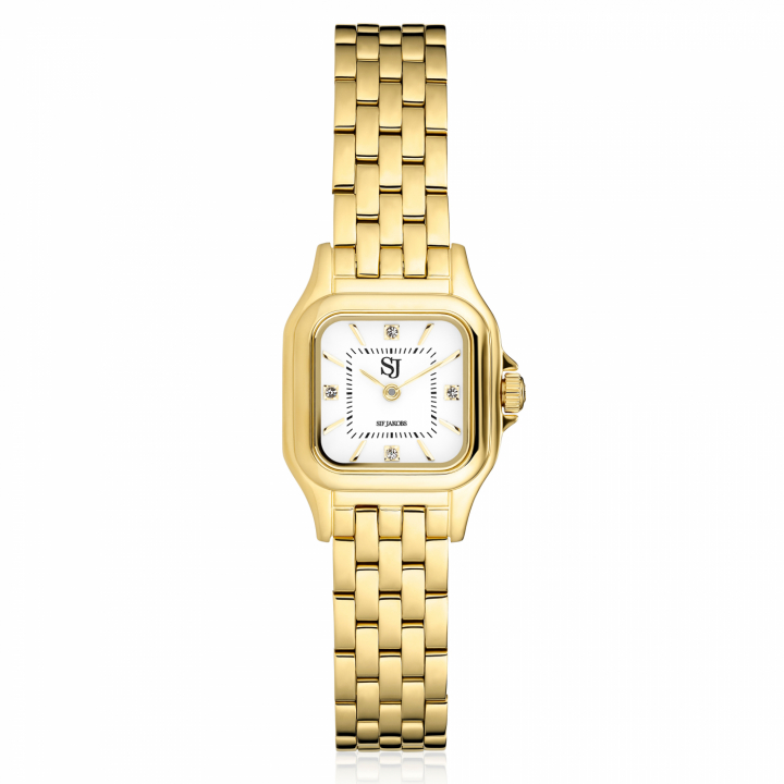 FIORELLA WATCH GULD i gruppen Accessoarer / Klockor hos SCANDINAVIAN JEWELRY DESIGN (SJ-W2739-YG)