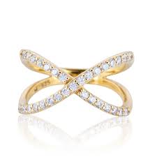 Elegance ring i gruppen Ringar / Guldringar hos SCANDINAVIAN JEWELRY DESIGN (gp169)