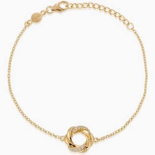 Circles of the universe Armband Guld i gruppen Armband / Guldarmband hos SCANDINAVIAN JEWELRY DESIGN (gp176)