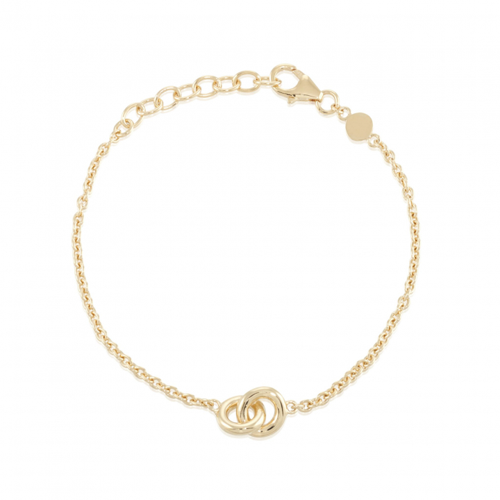 CAROLINA GYNNING The knot mini Armband Guld