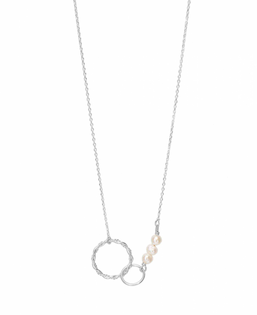 Classic Halsband Silver 42 cm