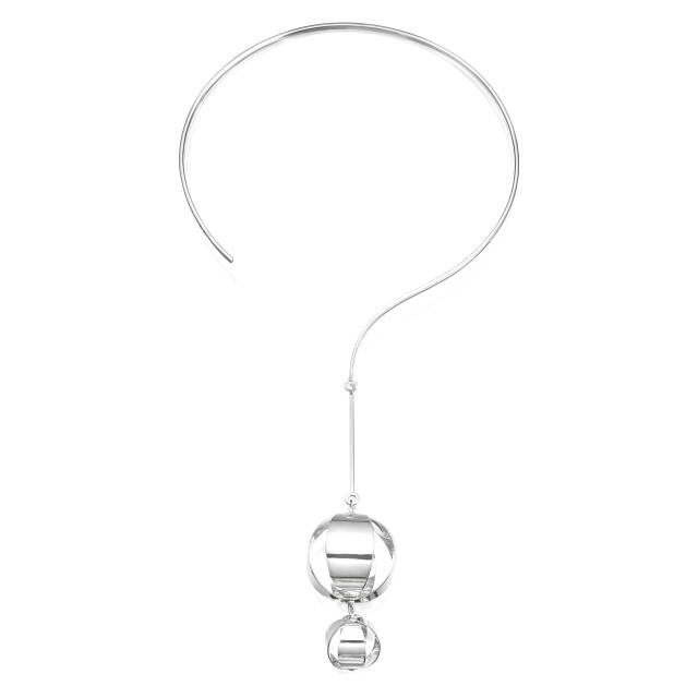 Balloons Collar Halsband Silver