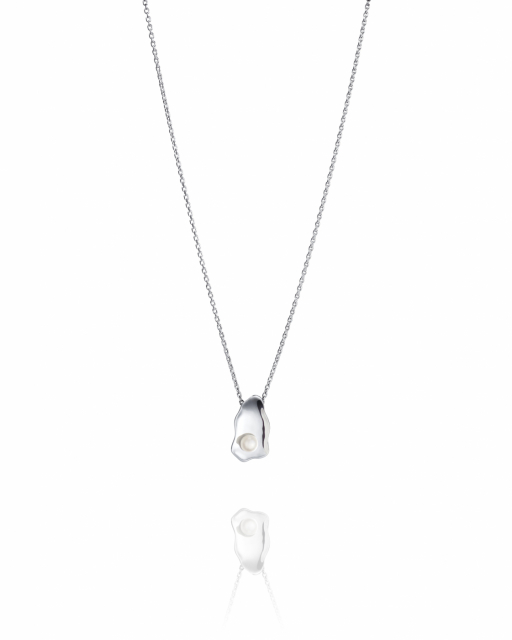 Oyster Halsband Silver