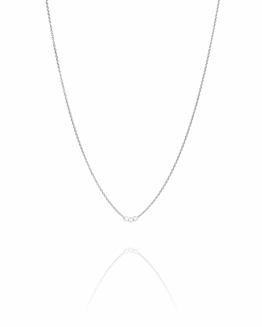 My Little Pearl Halsband Silver