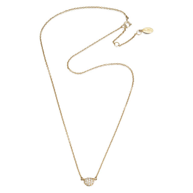 Love Bead - Diamonds Halsband Guld 38-42 cm