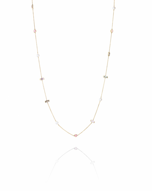 Dreams & Pearls Flow Halsband Guld