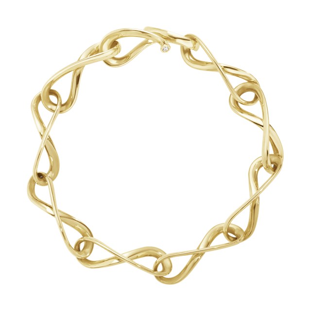 INFINITY Armband Guld Diamant 0.03 ct