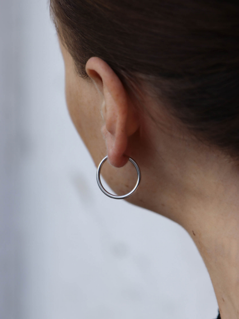 Senorita 20 Hoops Silver (Pair)